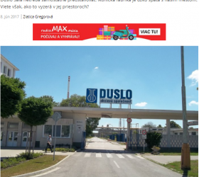 Journalists' visit at Duslo, A.S.